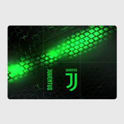 Магнитный плакат 3Х2 Juventus green  logo neon