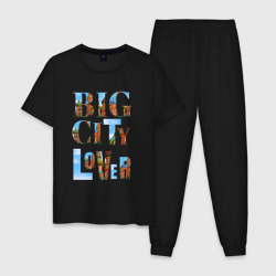 Мужская пижама хлопок Big city lover Moscow