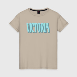 Виктория женское имя – Женская футболка хлопок с принтом купить со скидкой в -20%