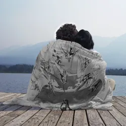 Плед 3D Нападение ангелов - Евангелион - фото 2