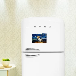 Магнитный плакат 3Х2 Джек рассел терьер в стиле Ван Гога - фото 2