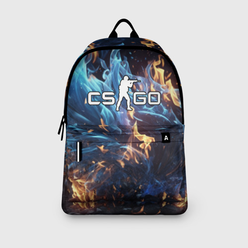 Рюкзак 3D Сounter-Strike в синем огне - фото 4