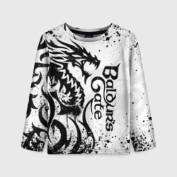 Детский лонгслив 3D Балдурс гейт 3 - дракон