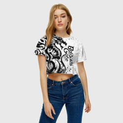 Женская футболка Crop-top 3D Балдурс гейт 3 - дракон - фото 2