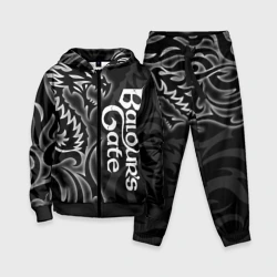 Детский костюм 3D Балдурс гейт 3 - черный дракон