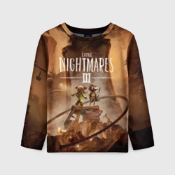 Детский лонгслив 3D Герои Little nightmares 3