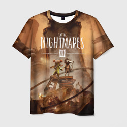 Мужская футболка 3D Герои Little nightmares 3
