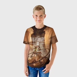 Детская футболка 3D Герои Little nightmares 3 - фото 2