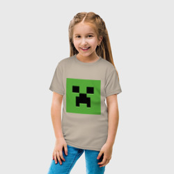 Детская футболка хлопок Minecraft Creeper face - фото 2