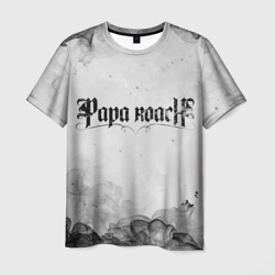 Мужская футболка 3D Papa Roach grey