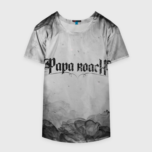 Накидка на куртку 3D Papa Roach grey, цвет 3D печать - фото 4