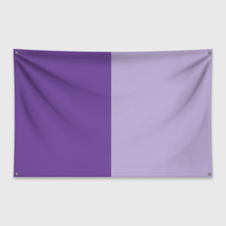 Флаг-баннер Футболка лавандовый дабл