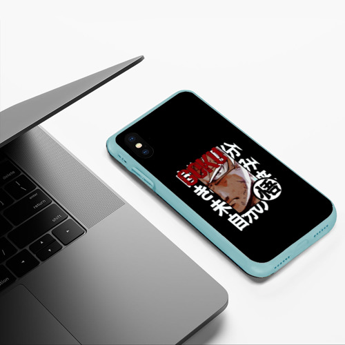 Чехол для iPhone XS Max матовый Манга Блич, цвет мятный - фото 5