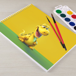 Альбом для рисования Жёлтый крокодил - фото 2