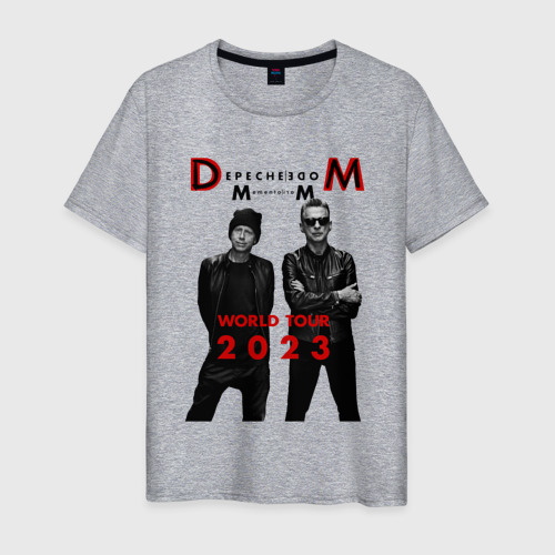 Мужская футболка хлопок Depeche Mode - Memento Mori, цвет меланж
