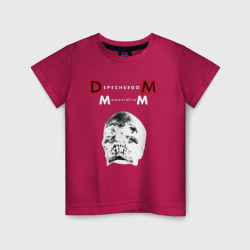 Детская футболка хлопок Depeche Mode 2023 Memento Mori - White Skull 01