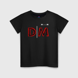 Детская футболка хлопок Depeche Mode 2023 Memento Mori Logo 08