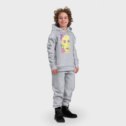Детский костюм хлопок Oversize Женский портрет с полевыми цветами - фото 2