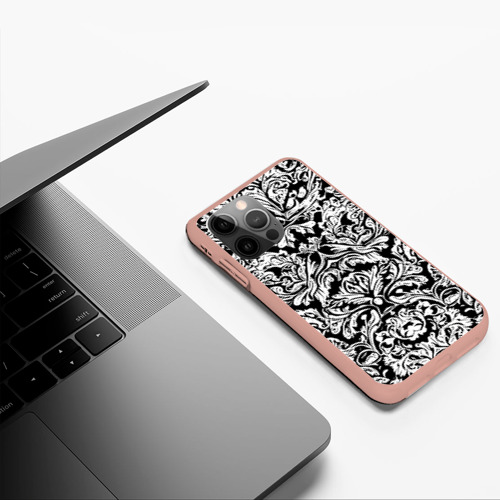 Чехол для iPhone 12 Pro Max с принтом Floral pattern - irezumi - neural network, фото #5