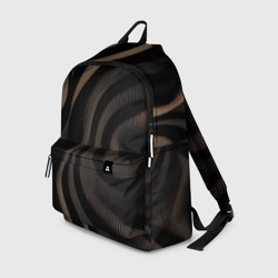 Рюкзак 3D Черный абстрактный узор
