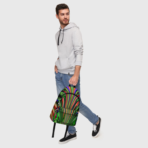 Рюкзак 3D Зеленые прожилки - фото 6