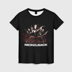 Женская футболка 3D Nickelback brutal