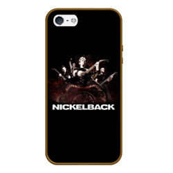 Чехол для iPhone 5/5S матовый Nickelback brutal