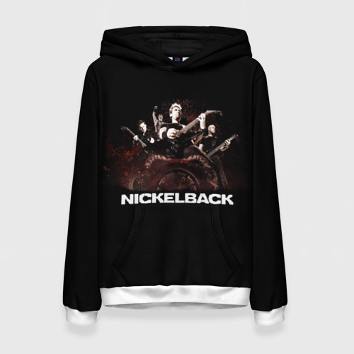 Женская толстовка 3D Nickelback brutal, цвет 3D печать