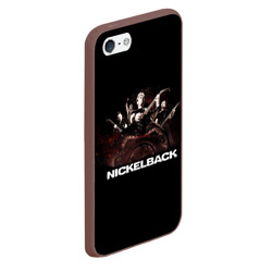 Чехол для iPhone 5/5S матовый Nickelback brutal - фото 2