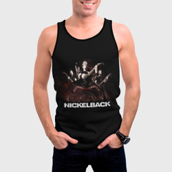 Мужская майка 3D Nickelback brutal - фото 2