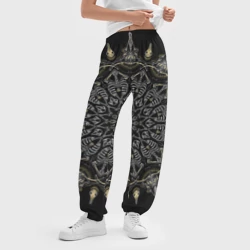 Женские джоггеры оверсайз 3D Большая костяная мандала - фото 2