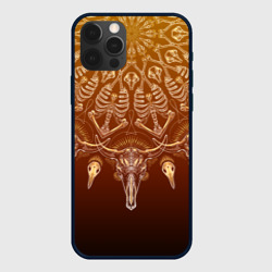 Чехол для iPhone 12 Pro Max Большая костяная мандала