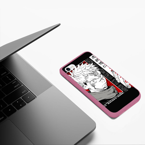 Чехол для iPhone 6/6S матовый с принтом Итадори юджи - Магическая битва, фото #5