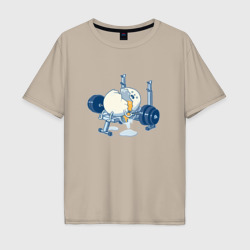 Неудачная попытка - спортивный мем – Мужская футболка хлопок Oversize с принтом купить со скидкой в -16%