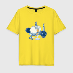 Мужская футболка хлопок Oversize Неудачная попытка - спортивный мем