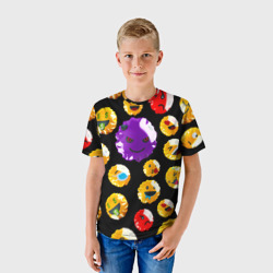 Детская футболка 3D Хитрый эмоджи - фото 2