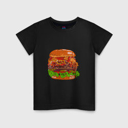 Детская футболка хлопок Бургер из частей