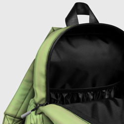Рюкзак с принтом Клоп солдатик для ребенка, вид на модели спереди №4. Цвет основы: белый