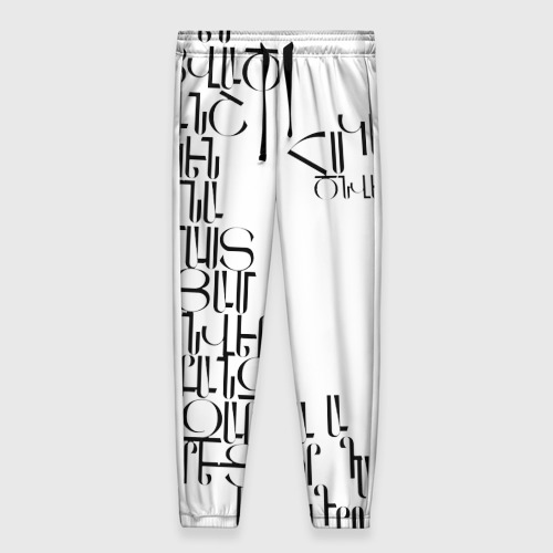Женские брюки 3D с принтом Армения моя писатель, вид спереди #2