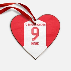 Деревянная игрушка Сердце Харри Кейн Бавария Мюнхен форма 23-24 домашняя