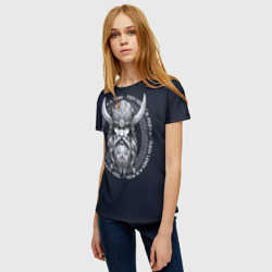 Женская футболка 3D Берсерк древний скандинавский воин - фото 2