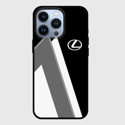 Чехол для iPhone 13 Pro Лексус - спортивный серый