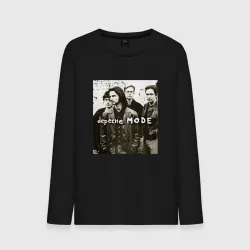 Мужской лонгслив хлопок Depeche Mode - Devotional Tour Retro 01