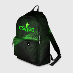 Рюкзак 3D CSGO green abstract