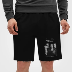 Мужские трикотажные шорты футер хлопок Depeche Mode World Violation Tour Band - фото 2