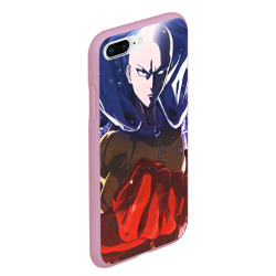 Чехол для iPhone 7Plus/8 Plus матовый One Punch Man Сайтама - фото 2