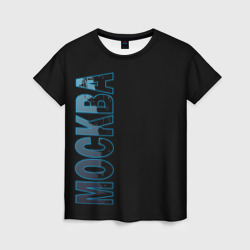Женская футболка 3D Москва Тень города