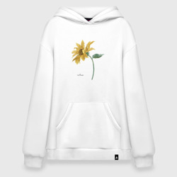 Худи SuperOversize хлопок Подсолнух цветок солнце