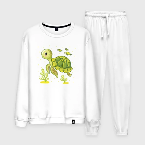 Мужской костюм хлопок Green turtle