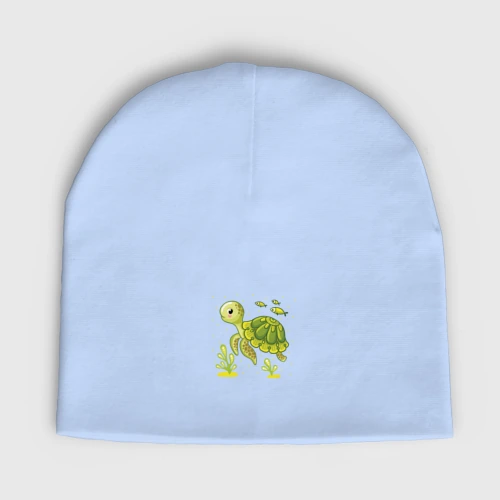 Мужская шапка демисезонная Green turtle